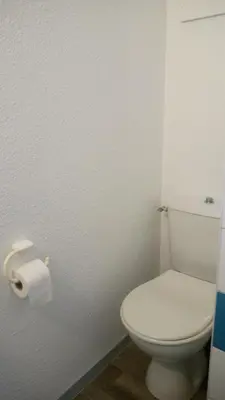 Salle de bains dans l'établissement Les Clés Nature Studio 42