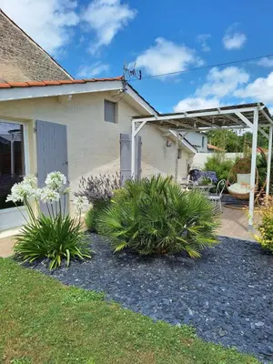 Jardin de l'établissement Gîte Florène à la campagne
