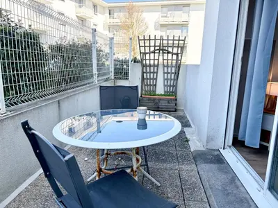 Balcon ou terrasse dans l'établissement L'Escale Rochelaise avec Terrasse, Aquarium à 5 min
