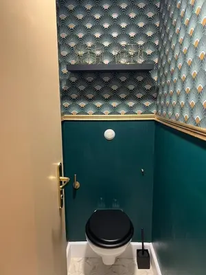 Salle de bains dans l'établissement Studio 127 à 8 min à pied du Futuroscope 1 à 4 pers