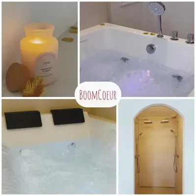 Le BOOMCOEUR Bain balnéo & Table de massage