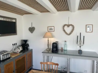 Cuisine ou kitchenette dans l'établissement ChristOdeMer