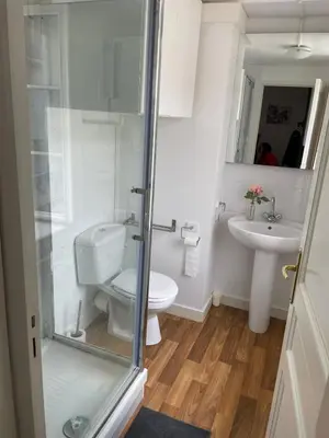 Salle de bains dans l'établissement Studio lumineux au cœur du Vieux Marché