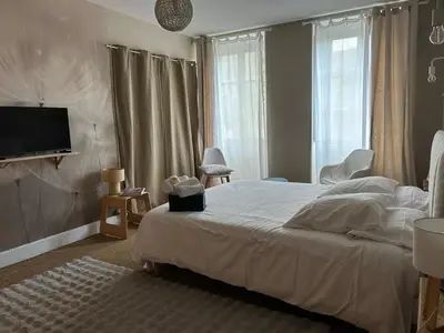 Un ou plusieurs lits dans un hébergement de l'établissement Casa 17 Confolens
