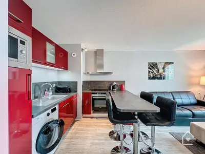 Cuisine ou kitchenette dans l'établissement Le Futuro - Futuroscope 10 min à pied