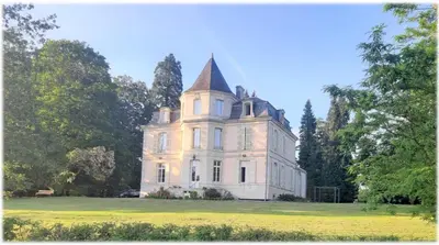 Jardin de l'établissement Lumineux Manoir en Charente-Limousine