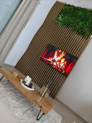 Télévision ou salle de divertissement dans l'établissement La perle