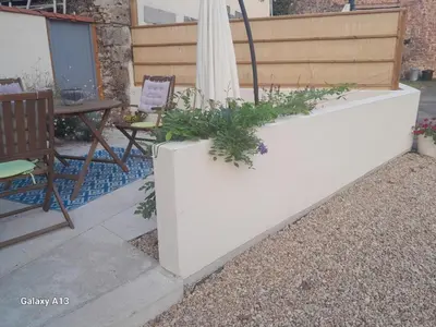 Terrasse ou espace extérieur de l'établissement Gites aux Coeurs Joyeux! La Souris Verte