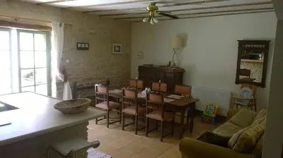 Coin salon dans l'établissement La Pommeraie