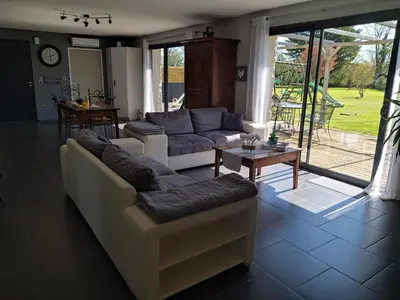 Coin salon dans l'établissement Gite Sud Deux Sevres