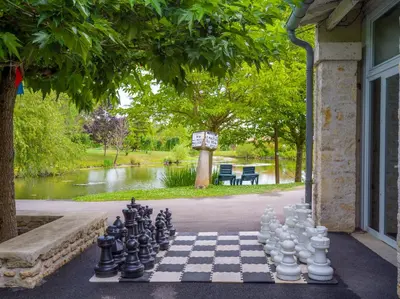 Jardin de l'établissement Village Vacances Passion L'Emeraude