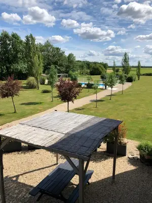 Jardin de l'établissement Gites de Cognac