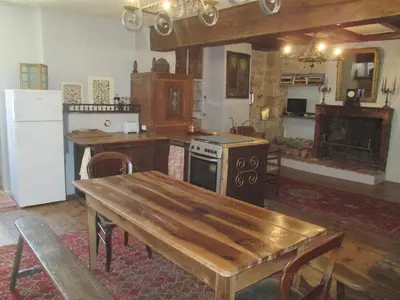 Cuisine ou kitchenette dans l'établissement Rue des Douves