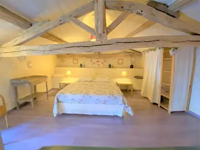 Un ou plusieurs lits dans un hébergement de l'établissement La Maison de Margot