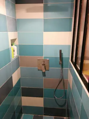 Salle de bains dans l'établissement Tour Duguesclin