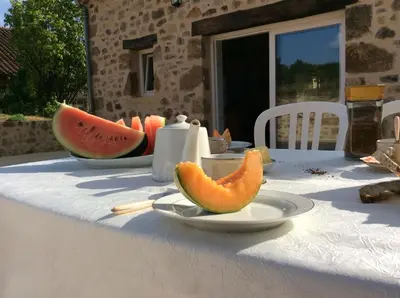 Nourriture dans la maison de vacances ou à proximité