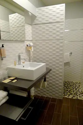 Salle de bains dans l'établissement Cit'Hotel des Messageries