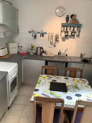 Cuisine ou kitchenette dans l'établissement St Pasha