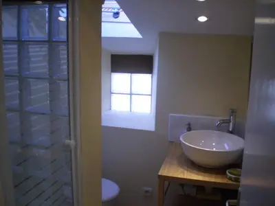 Salle de bains dans l'établissement Peach Cottage