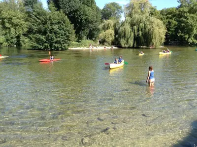 Vue sur la rivière ou le fleuve situé(e) à proximité de la maison de vacances