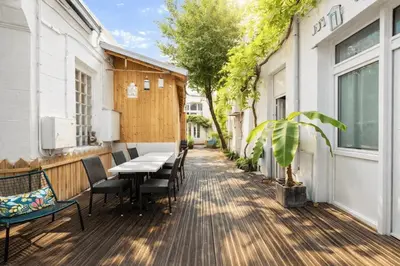 Balcon ou terrasse dans l'établissement Cit' Hotel de France