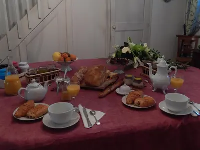Nourriture dans le B&B/chambre d'hôtes ou à proximité
