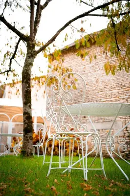 Jardin de l'établissement Logis Hôtel & Restaurant Le Cheval Blanc et Clovis