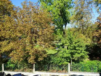 Jardin de l'établissement Appartement contemporain à Cognac, 50 m² - Parking.