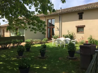 Jardin de l'établissement Gites dans les Champs