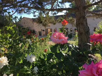 Jardin de l'établissement Gites dans les Champs