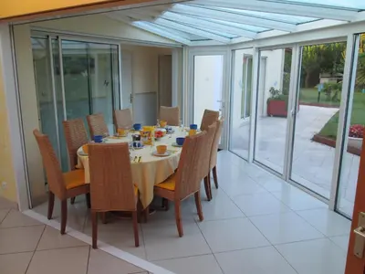 Balcon ou terrasse dans l'établissement Locatlantique