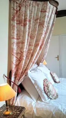 Un ou plusieurs lits dans un hébergement de l'établissement Manoir de Vilaines