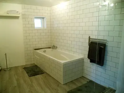 Salle de bains dans l'établissement La Gauviniere