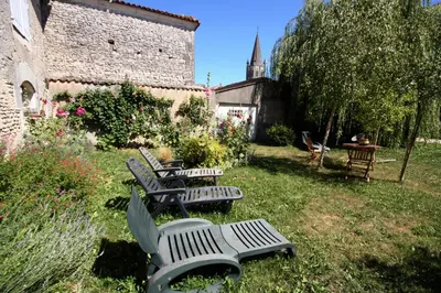 Jardin de l'établissement La Ferme Fortin