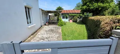 Jardin de l'établissement Les Chails Gite