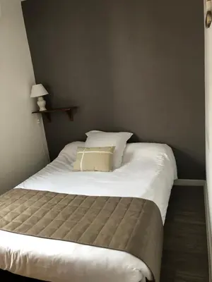 Un ou plusieurs lits dans un hébergement de l'établissement Central Hotel