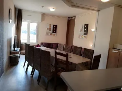 Coin salon dans l'établissement Les gîtes du Thouet