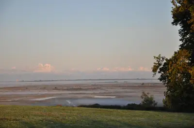 Paysage naturel près de le camping