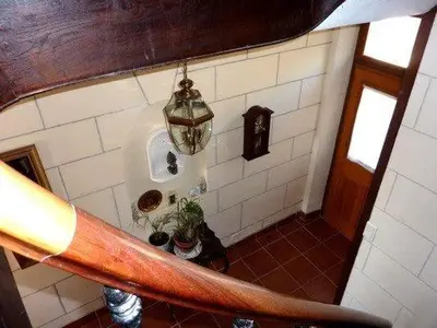Salle de bains dans l'établissement La Maison de l'Aubépin