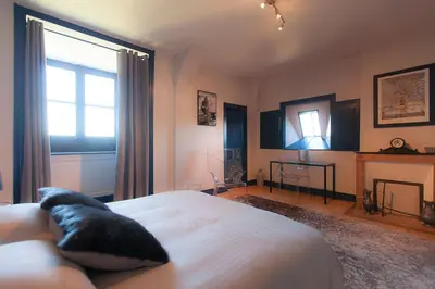 Un ou plusieurs lits dans un hébergement de l'établissement Chateau Marieville