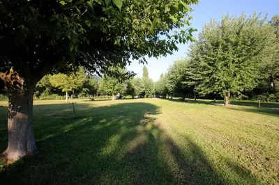Jardin de l'établissement Camping L'îlot du Chail