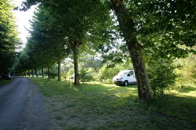Paysage naturel près de le camping