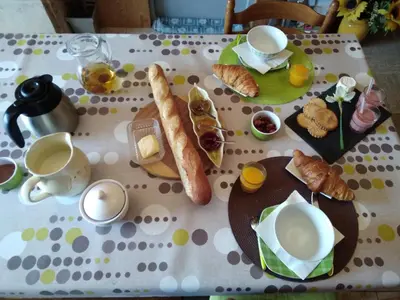 Nourriture dans le B&B/chambre d'hôtes ou à proximité