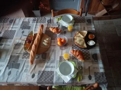 Nourriture dans le B&B/chambre d'hôtes ou à proximité