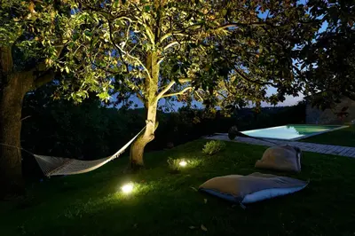 Jardin de l'établissement Les Demeures de Valette