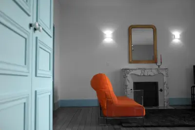 Coin salon dans l'établissement Les Demeures de Valette