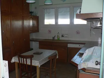 Cuisine ou kitchenette dans l'établissement Clo Hujobe