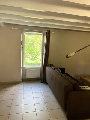 Coin salon dans l'établissement Relais Venise verte