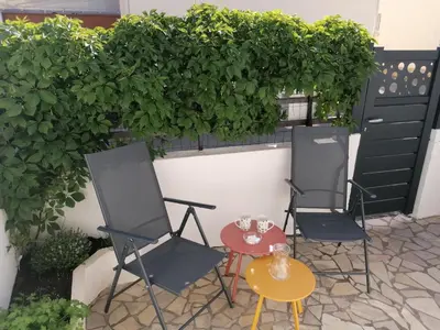 Balcon ou terrasse dans l'établissement Le Cottage