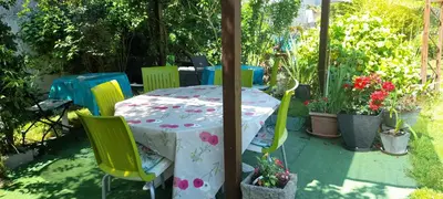 Jardin de l'établissement Le Parisien